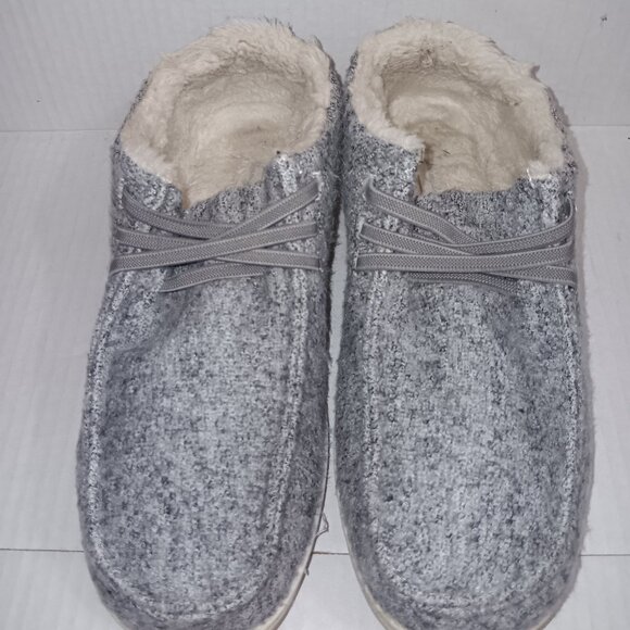 TOMMY BAHAMA MEN'S FAUX FUR LINED CASUAL SLIP ON SNEAKERS  HEY DUDE STYLE - Picture 3 of 10